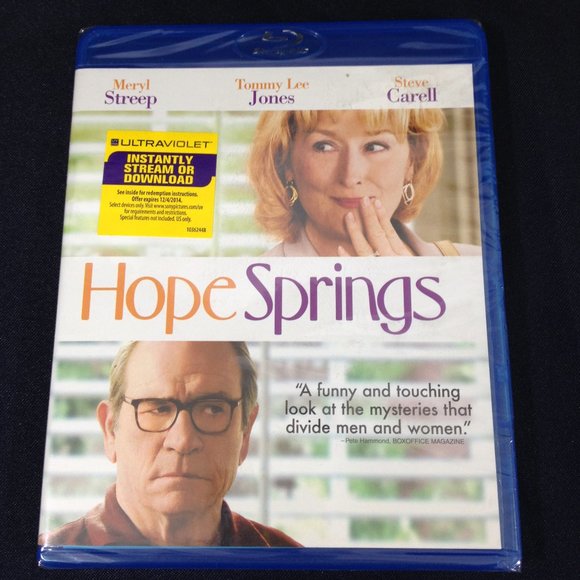 Hope Springs - 2012 - Meryl Streep - Ultra Violet Digi Copy - Blu ray DVD- New - Picture 1 of 3